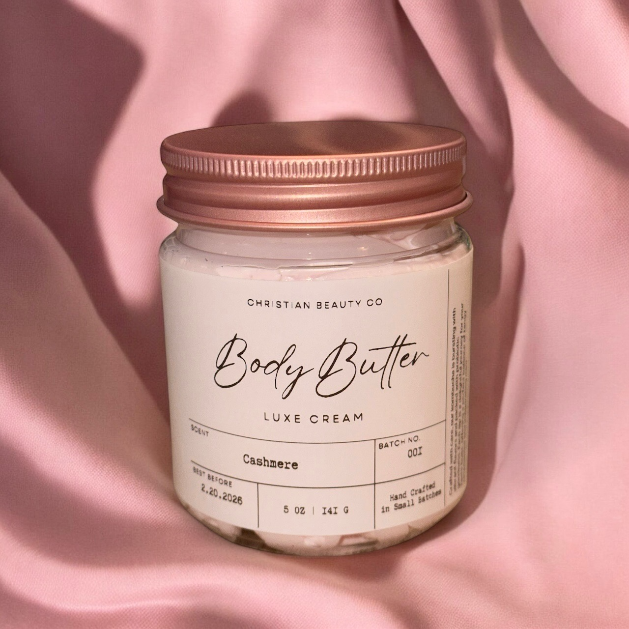 Organic Body Butter Luxe Cream